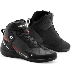 Bottes de moto Revit G-Force 2 noir-rouge fluo