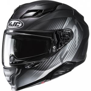 Casque moto intégral HJC F71 Catos MC5SF noir-gris