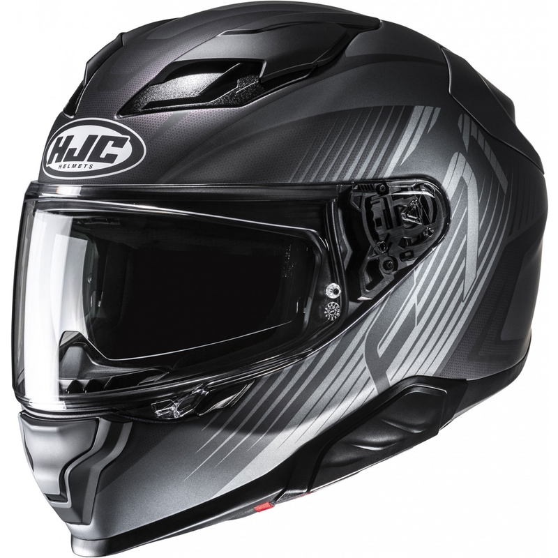 Casque moto intégral HJC F71 Catos MC5SF noir-gris