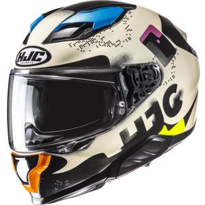 Casque moto intégral HJC F71 Faco MC28 multicolore