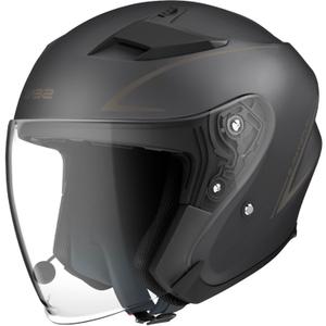 Casque moto ouvert SENA Outstar S noir mat