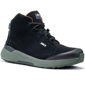 Bottes moto SIDI NUCLEUS Suede WP noir-vert