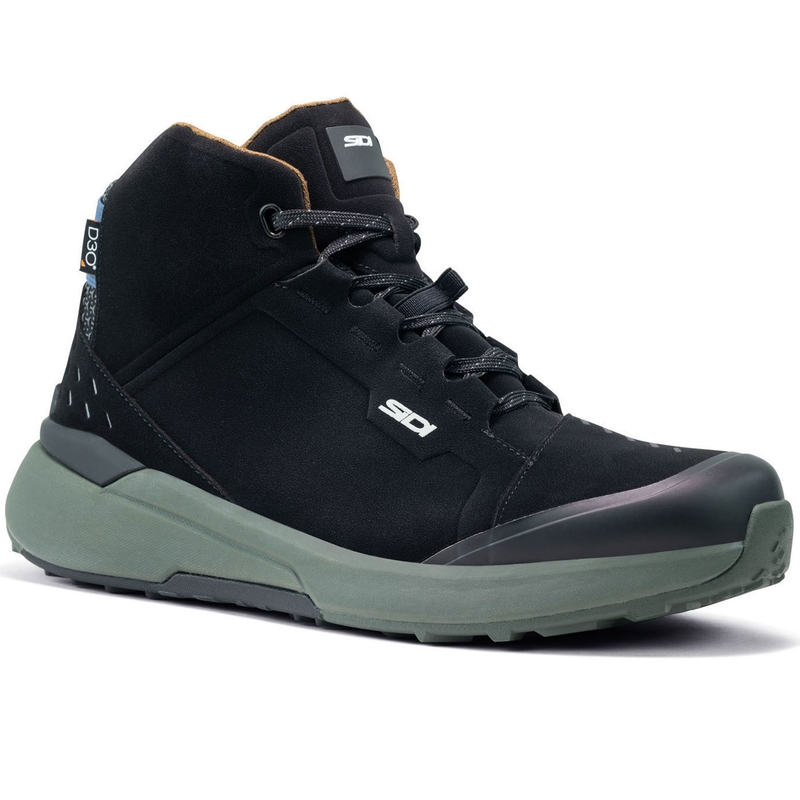 Bottes moto SIDI NUCLEUS Suede WP noir-vert