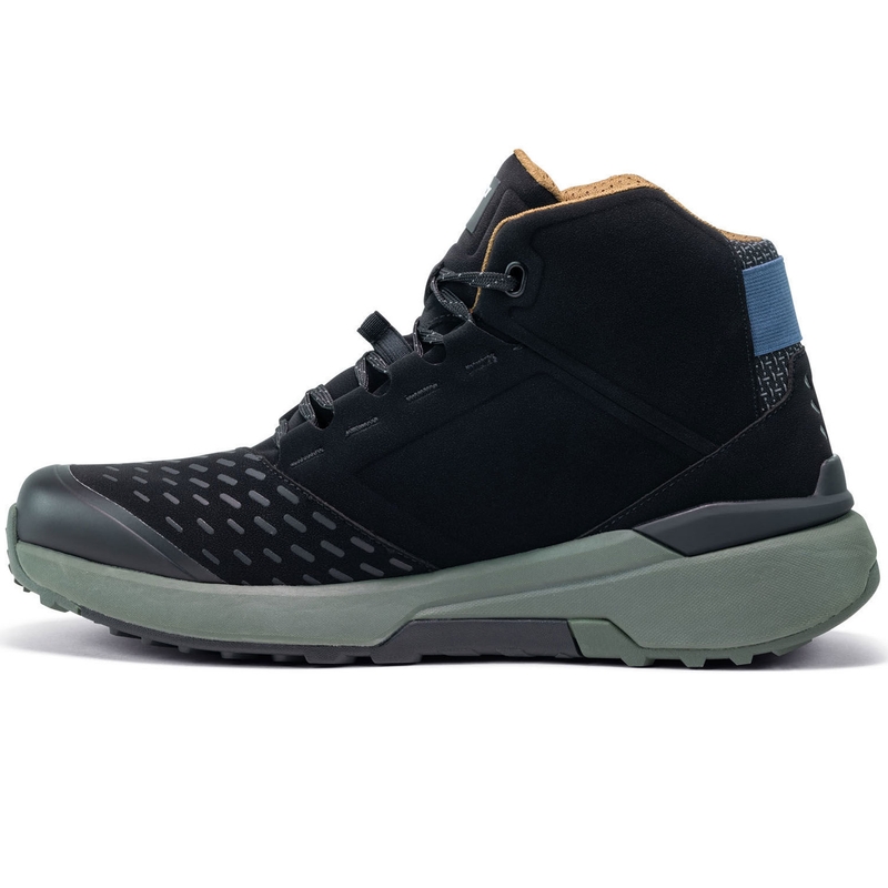 Bottes moto SIDI NUCLEUS Suede WP noir-vert