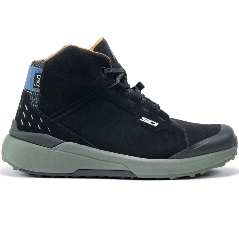 Bottes moto SIDI NUCLEUS Suede WP noir-vert