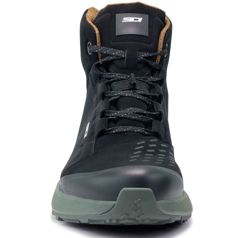 Bottes moto SIDI NUCLEUS Suede WP noir-vert