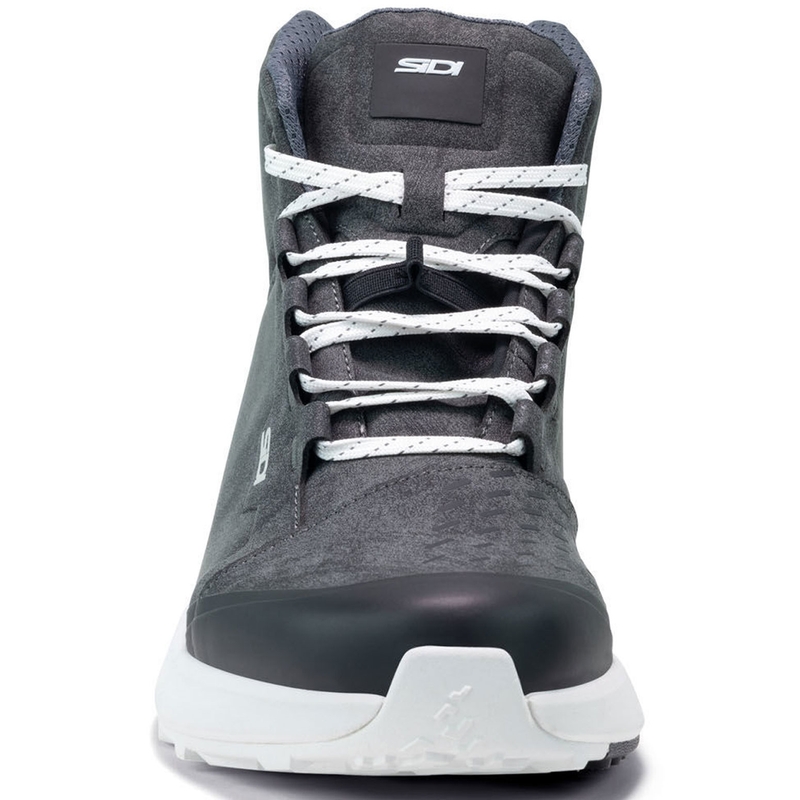 Bottes moto SIDI NUCLEUS Suede WP noir-blanc