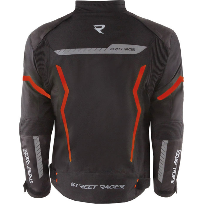 Veste moto Street Racer Flex Air noir-rouge