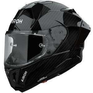 Casque moto intégral Airoh GP800 Carbon noir brillant
