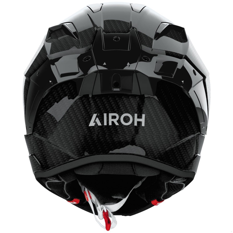 Casque moto intégral Airoh GP800 Carbon noir brillant