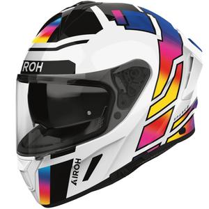 Casque moto intégral Airoh SPARK 2 Livery, arc-en-ciel brillant