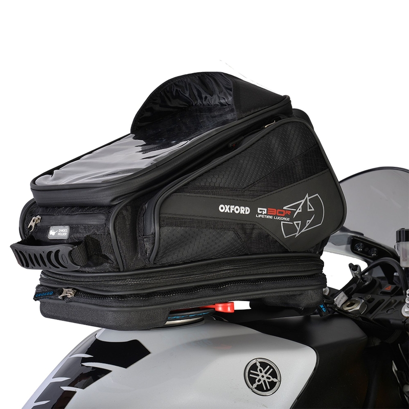 Sacoche pour moto Oxford Q30R QR noir soldes