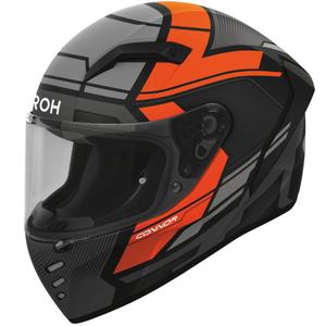 Casque moto intégral Airoh CONNOR Ego orange mat