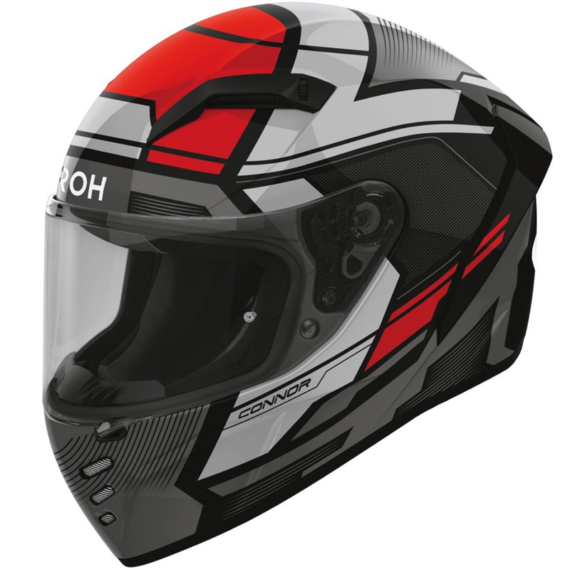 Casque moto intégral Airoh CONNOR Ego rouge brillant