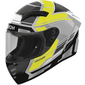 Casque moto intégral Airoh CONNOR Ego jaune fluo brillant
