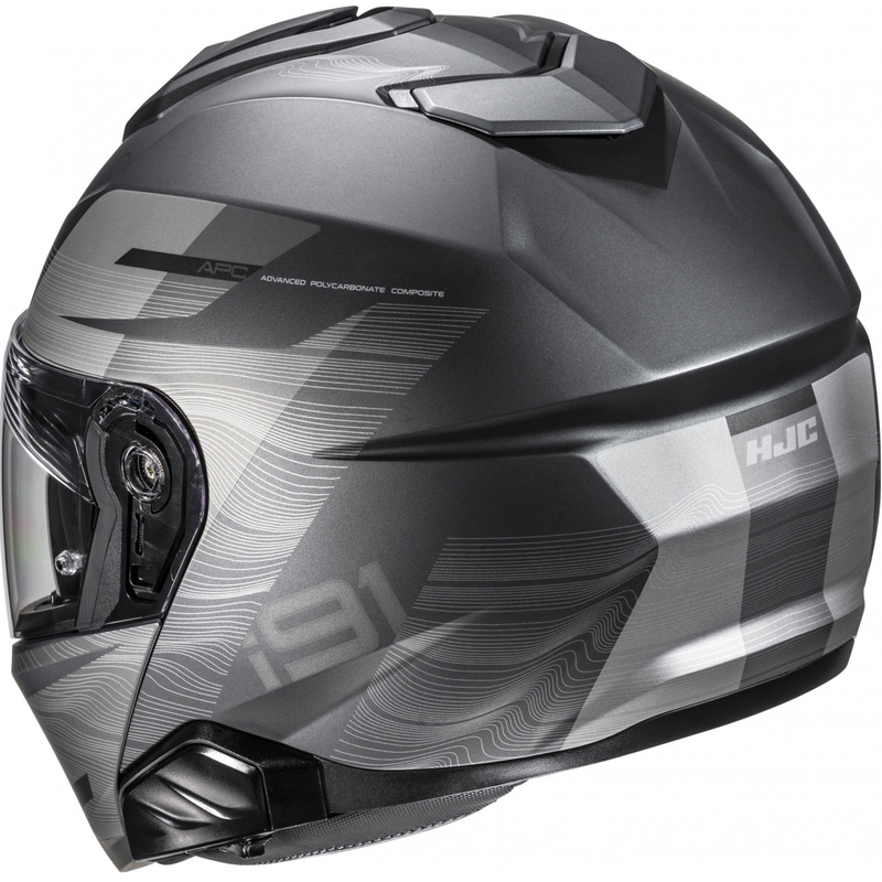 Casque moto modulable HJC i91 Dusk MC5SF noir-gris