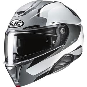Casque moto modulable HJC i91 Felio MC5 gris-blanc