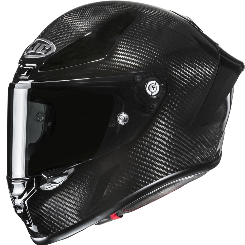Casque moto intégral HJC RPHA 1 V2 CARBON Noir uni