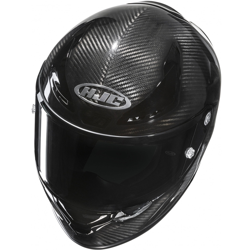 Casque moto intégral HJC RPHA 1 V2 CARBON Noir uni