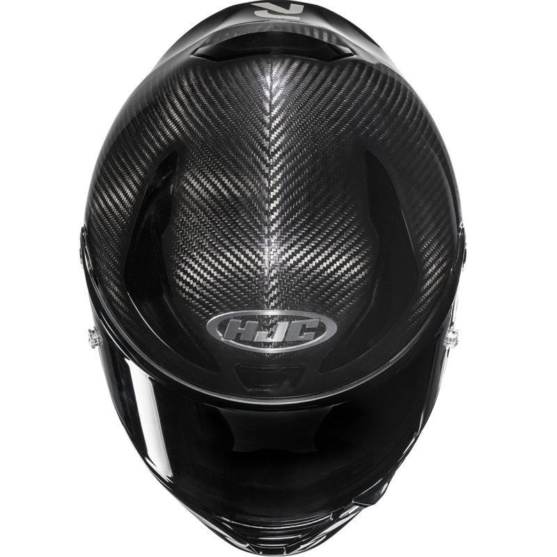 Casque moto intégral HJC RPHA 1 V2 CARBON Noir uni