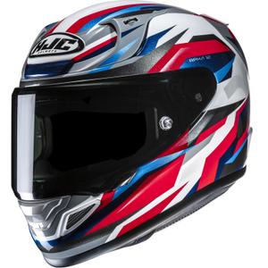 Casque moto intégral HJC RPHA 12 Dravix MC21 blanc-noir-bleu-rouge