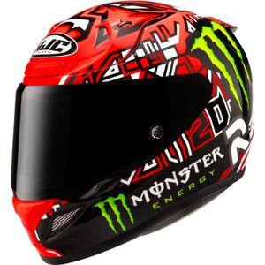 Casque moto intégral HJC RPHA 12 Quartararo Replica II MC1 rouge-noir