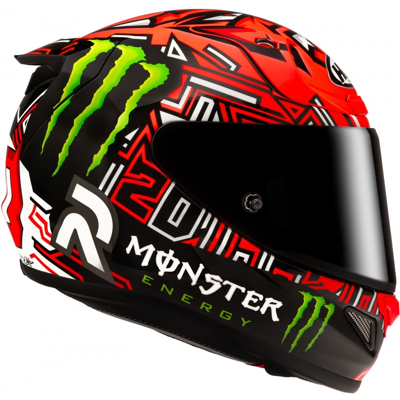 Casque moto intégral HJC RPHA 12 Quartararo Replica II MC1 rouge-noir