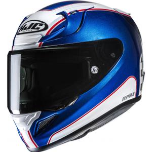 Casque moto intégral HJC RPHA 12 Respon MC2 bleu-blanc-rouge
