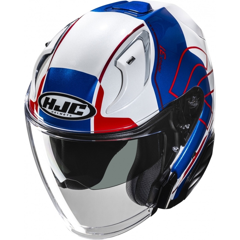 Casque moto jet RPHA 31 Dereen MC21 blanc-bleu-rouge