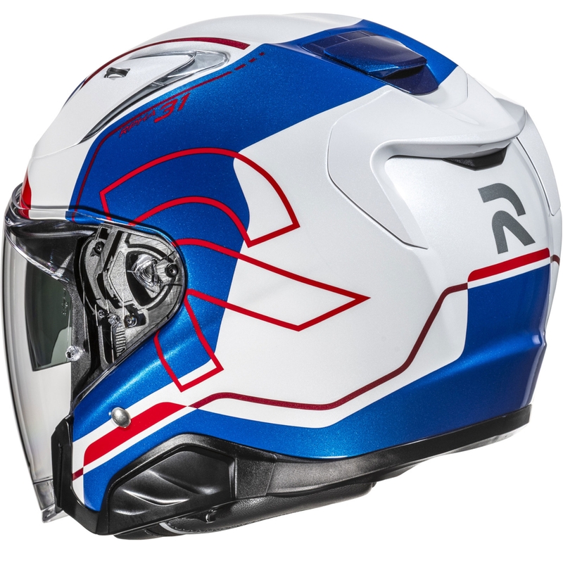 Casque moto jet RPHA 31 Dereen MC21 blanc-bleu-rouge
