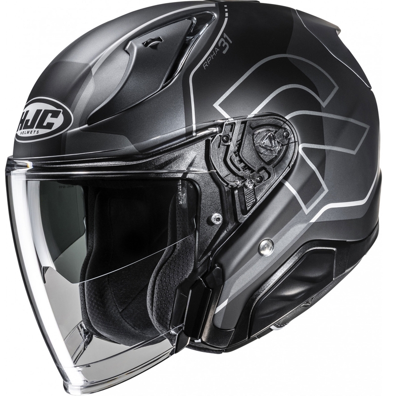 Casque moto jet RPHA 31 Dereen MC5SF noir-gris