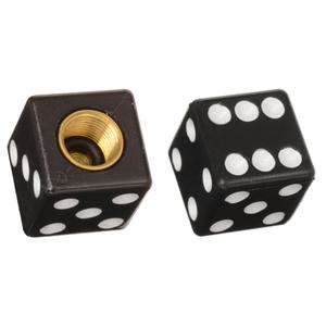 Bouchons de valve noirs Oxford Lucky Dice