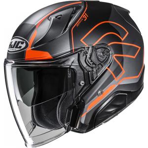 Casque moto jet RPHA 31 Dereen MC6HSF noir-gris-orange
