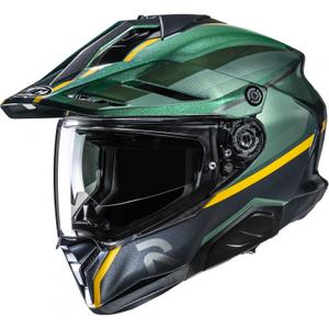 Casque moto enduro HJC RPHA 60 Arbre MC4 vert-noir-jaune