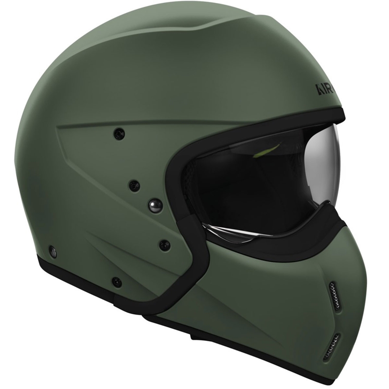 Casque moto modulable Airoh J110 Couleur kaki mat