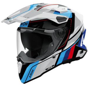 Casque enduro Airoh Commander 2 Skip blanc brillant
