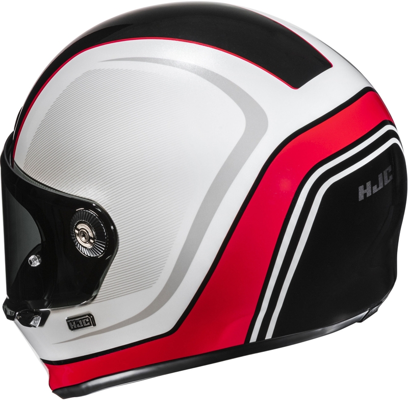 Casque moto intégral HJC V10 Hodu MC1 blanc-noir-rouge