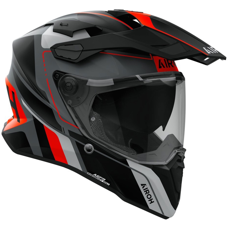 Casque Airoh Commander 2 Skip Enduro Orange Mat