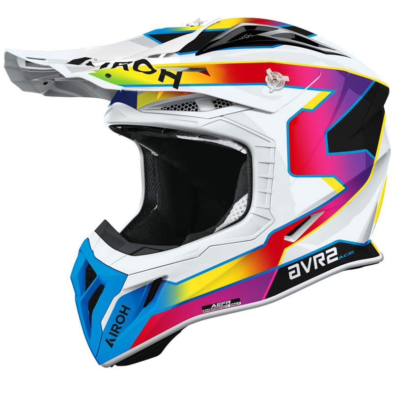 Casque de motocross Airoh Aviator ACE 2 Sunrise multicolore brillant