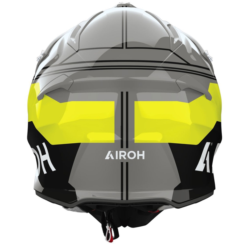 Casque de motocross Airoh Aviator ACE 2 Fury jaune brillant