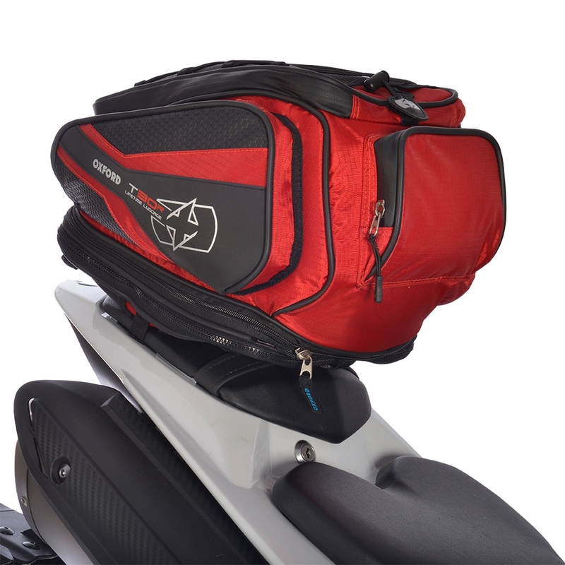 Sacoche et sacoche Oxford T30R Time Tank 'n' Tailer noir et rouge
