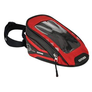 Sacoche pour moto Oxford M1R Micro noir-rouge