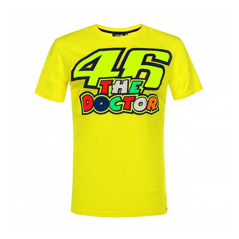 Triko VR46 Valentino Rossi THE DOCTOR 46 žluté