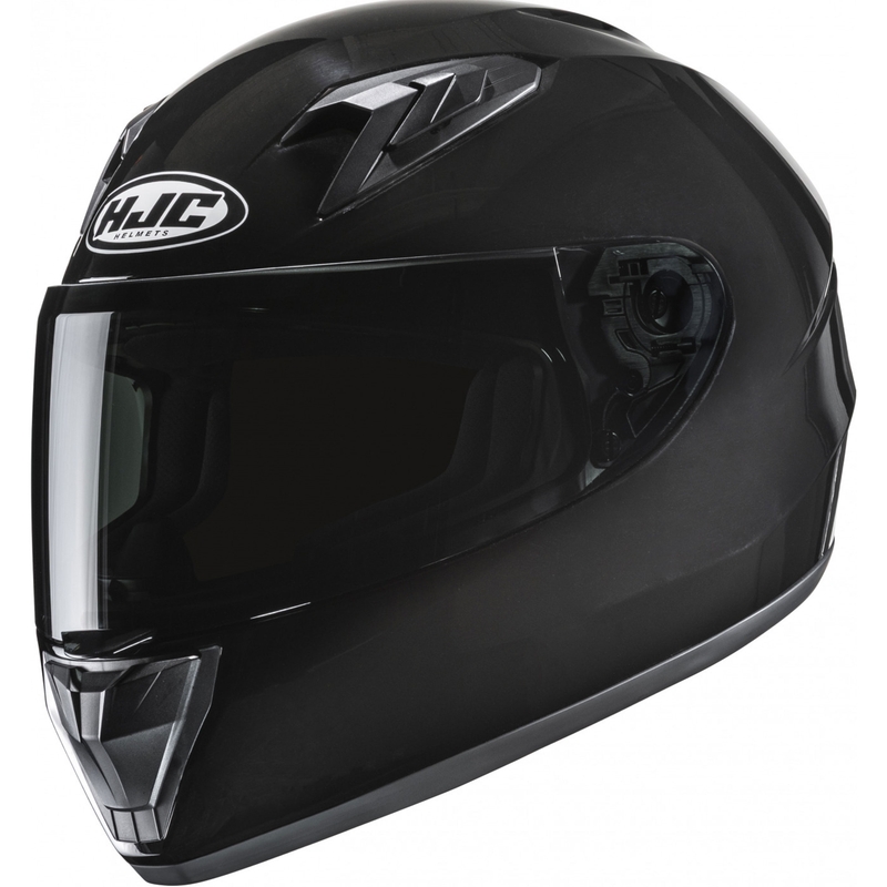 Casque moto intégral enfant HJC Y10 Solid noir métallisé