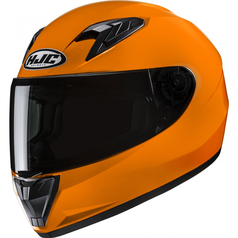 Casque moto intégral enfant HJC Y10 Solid Tramotno orange