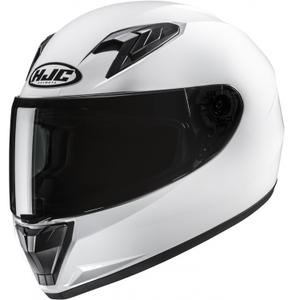 Casque moto intégral enfant HJC Y10 Solid blanc perle