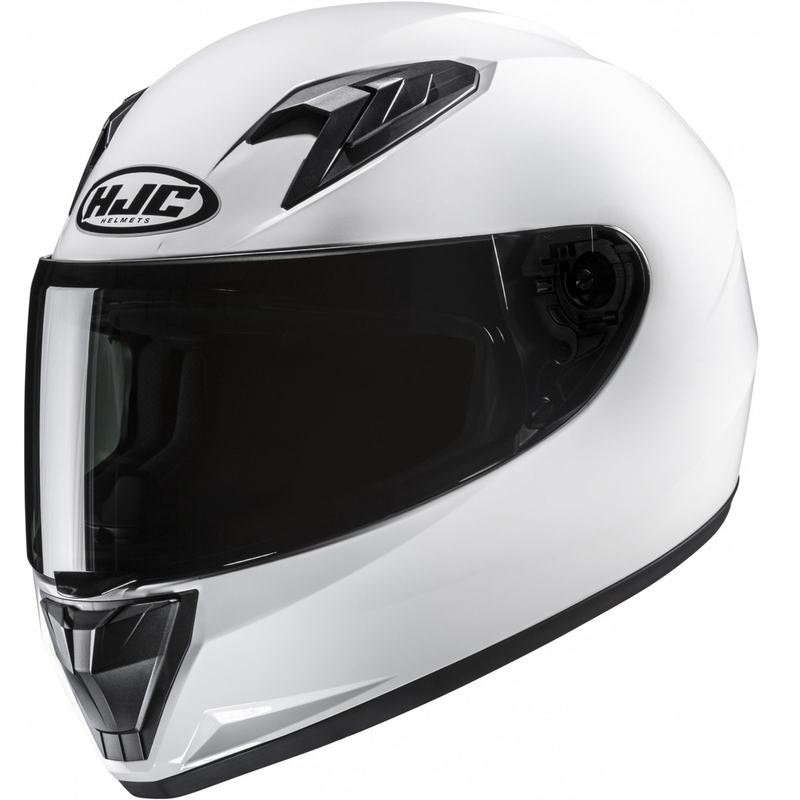 Casque moto intégral enfant HJC Y10 Solid blanc perle