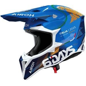 Casque de motocross Airoh Wraaap 6DAYS ® ITALY brillant