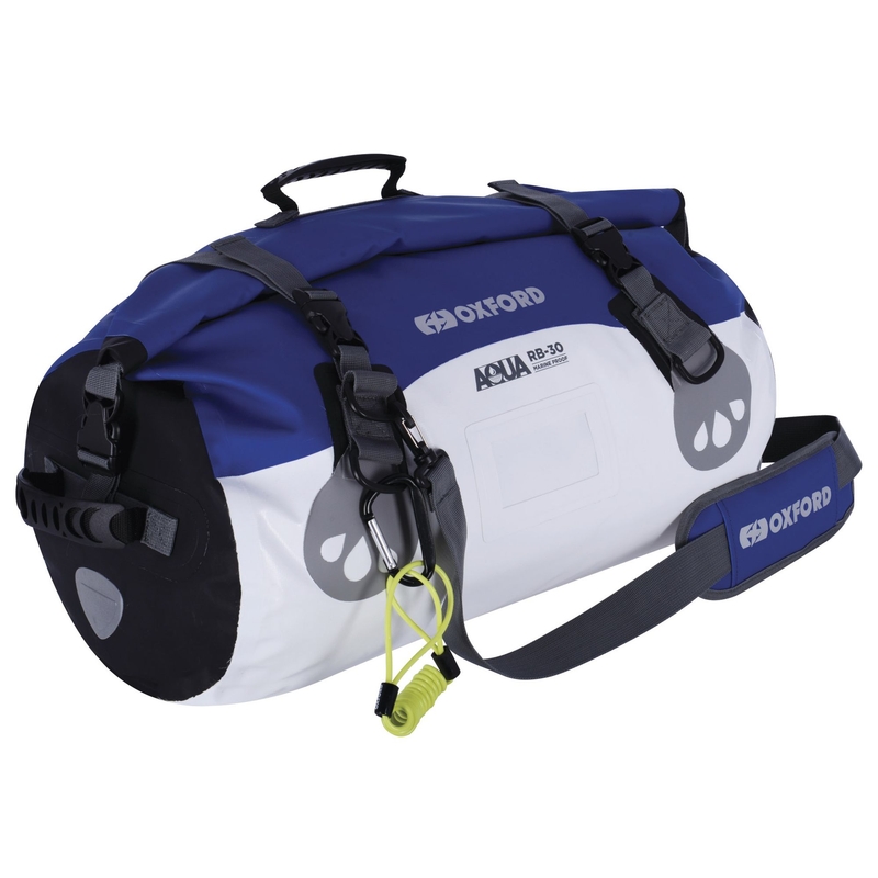 Vodotěsný vak Oxford Aqua RB-30 Roll Bag bílo-modrý