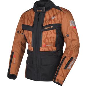 Blouson moto femme RSA Dakar 2 sable-noir-rouge